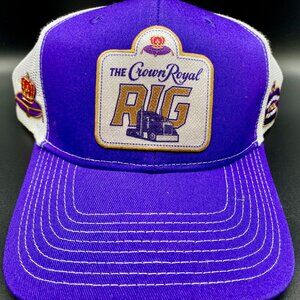Purple Crown Royal Rig 2024 'Kick Off with Crown' Mesh Trucker Snapback Hat